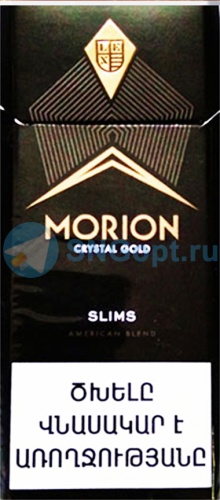 Morion Crystal Gold Slim